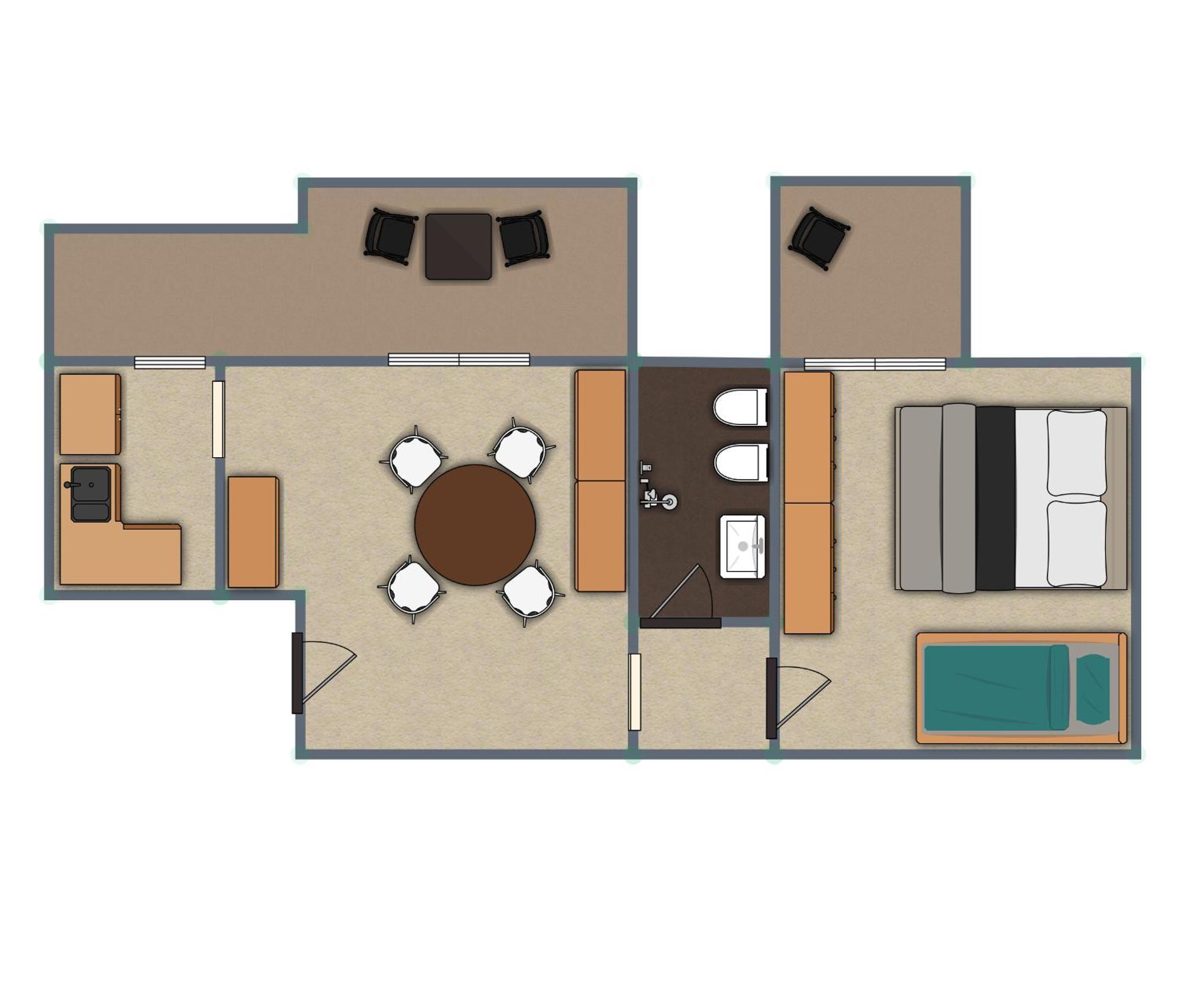 Residence Rainbow 벨레지아아지마리나 객실 사진