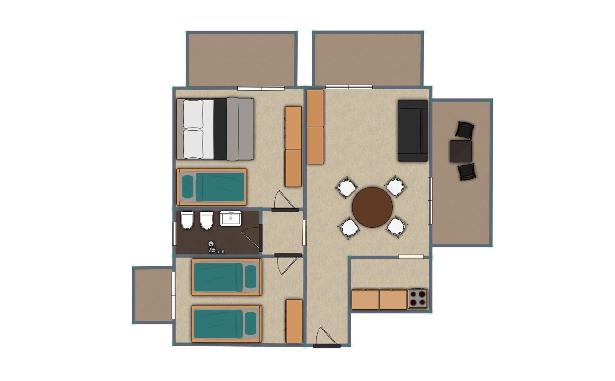 Residence Rainbow 벨레지아아지마리나 객실 사진