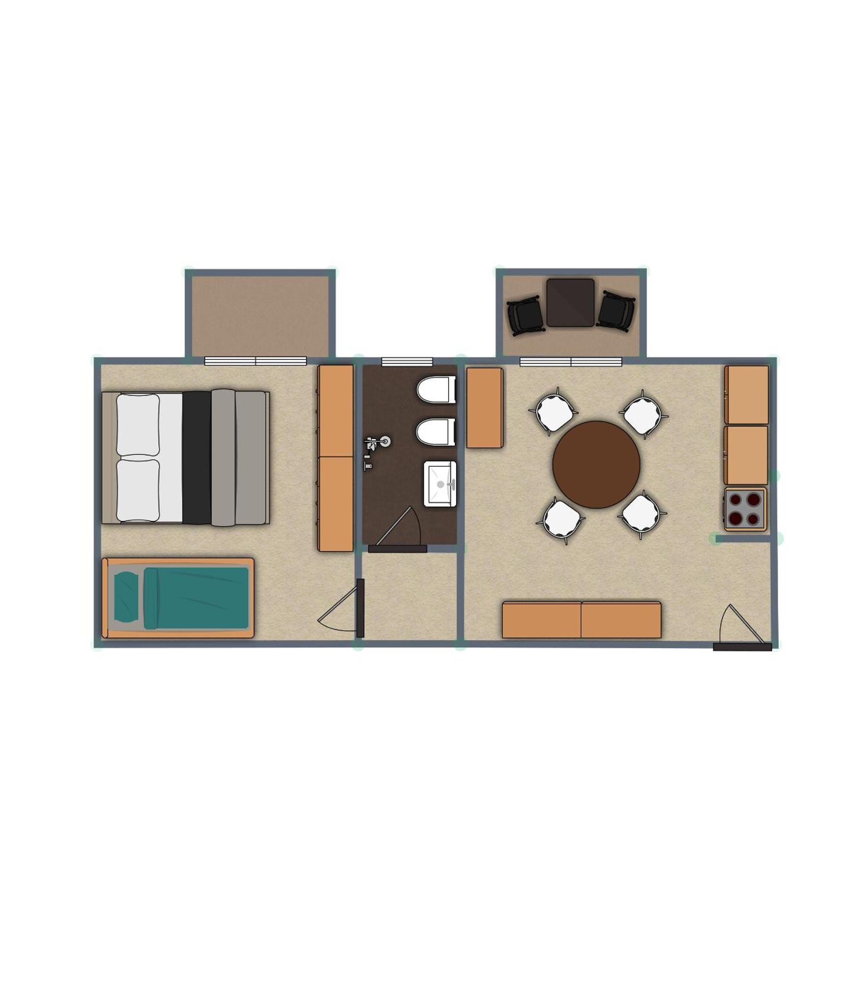 Residence Rainbow 벨레지아아지마리나 객실 사진